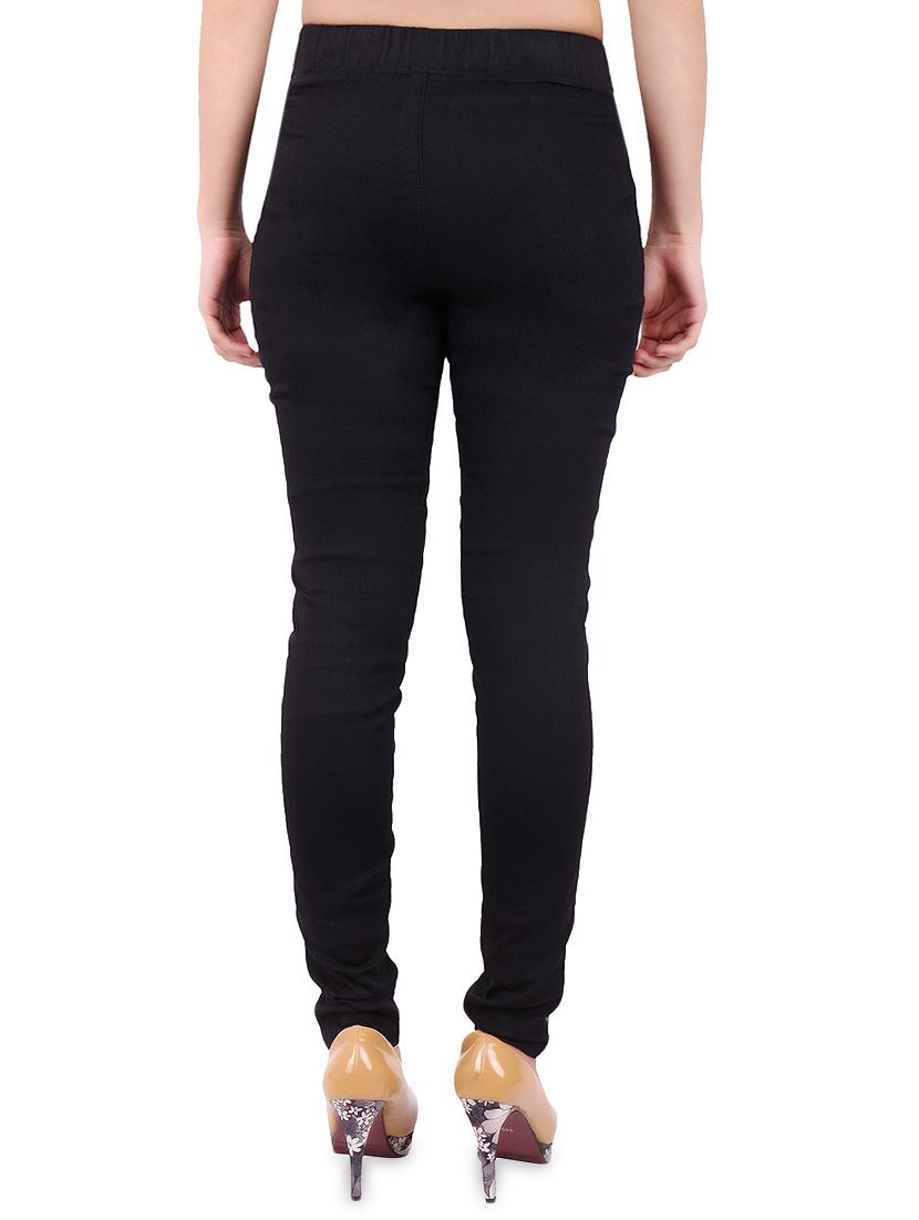high rise solid jeggings - 16674678 - Zoom Image - 3