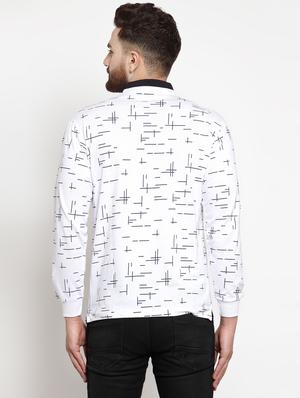 white all over print t-shirt - 16674891 - Standard Image - 3