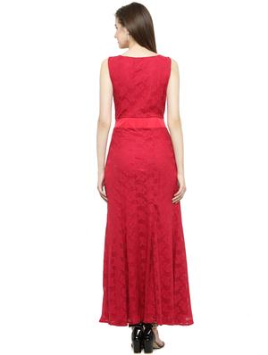 v neck floral maxi dress - 16674922 - Standard Image - 3