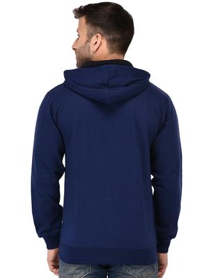 blue color block sweatshirt - 16674983 - Standard Image - 3