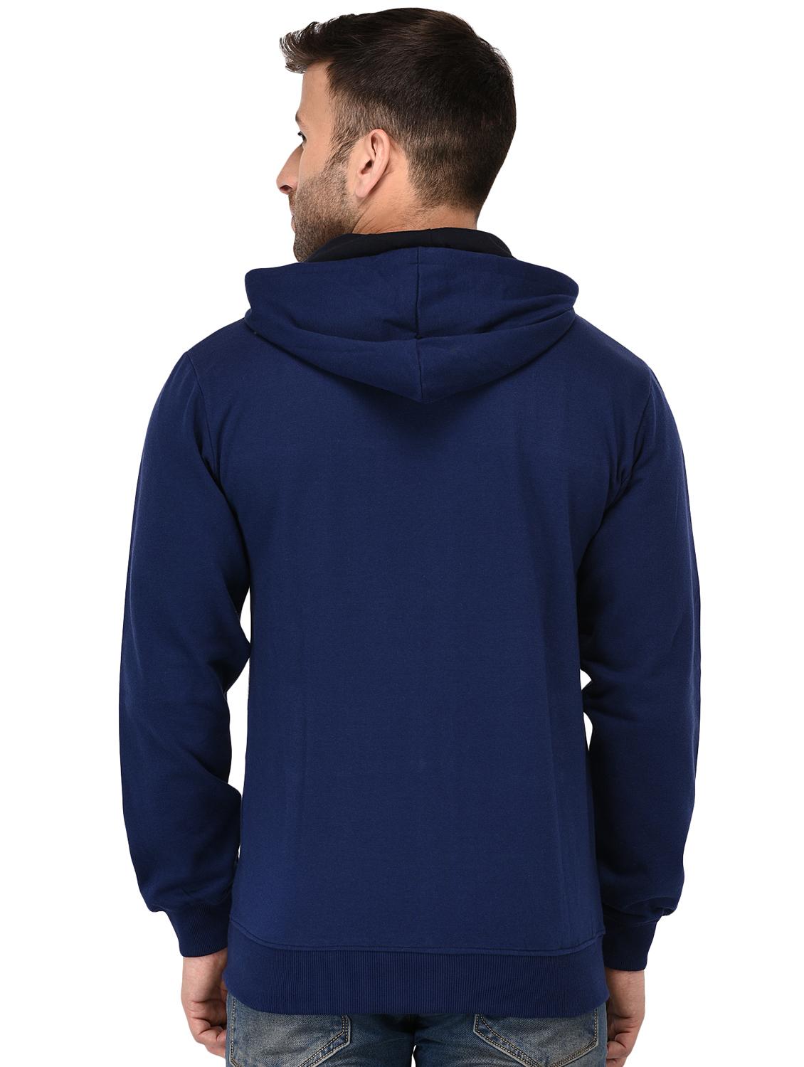 blue color block sweatshirt - 16674983 - Zoom Image - 3