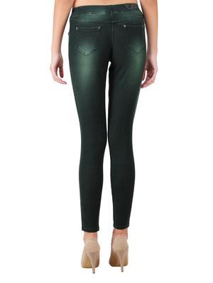 high rise solid jeggings - 16675820 - Standard Image - 3