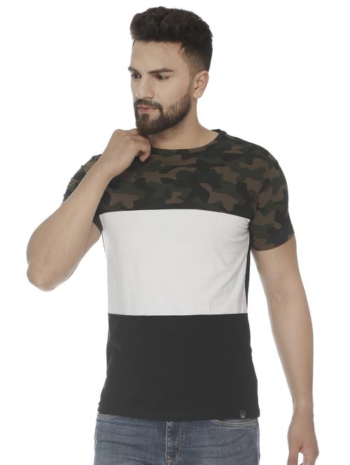 multi colored printed cut & sew t-shirt - 16676056 - Standard Image - 1