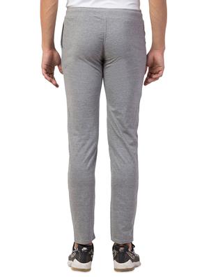 grey printed full length track pant - 16676066 - Standard Image - 3