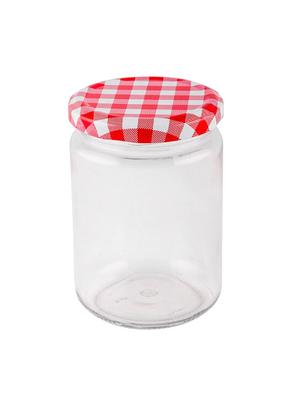 candy polka small square jar with color metal lid (set of 6) - 16676231 - Standard Image - 3