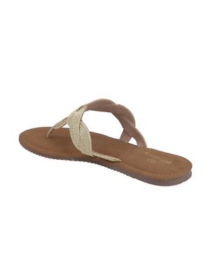 gold slippers flip flops - 16676845 - Standard Image - 3