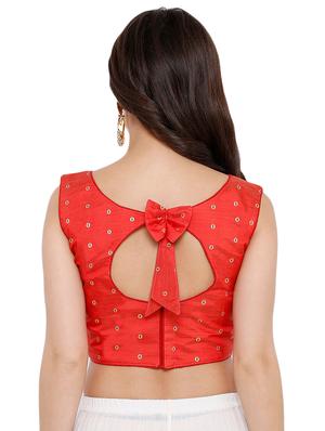 back detail printed blouse - 16676930 - Standard Image - 3