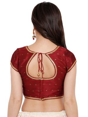 back detail printed blouse - 16676940 - Standard Image - 3