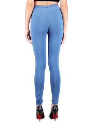 high rise solid leggings - 16676969 - Standard Image - 3