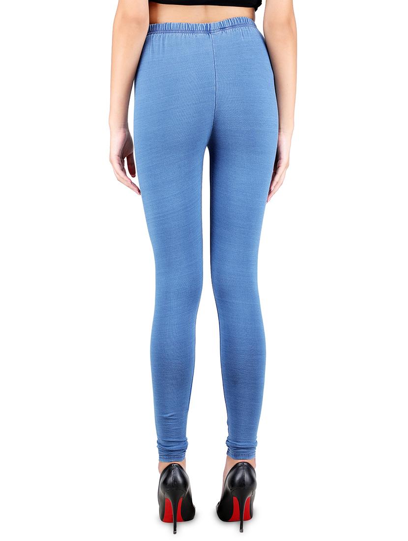 high rise solid leggings - 16676969 - Zoom Image - 3