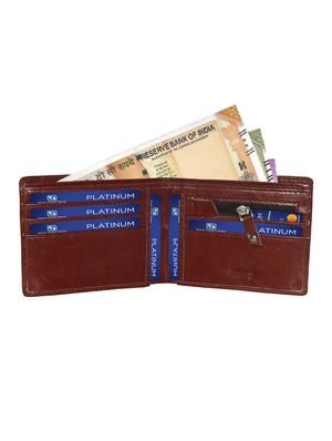 brown leatherette wallet - 16677016 - Standard Image - 3