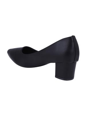 black slip on pumps - 16677089 - Standard Image - 3