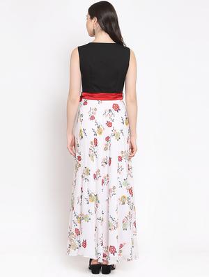 tie knot floral maxi dress - 16677102 - Standard Image - 3