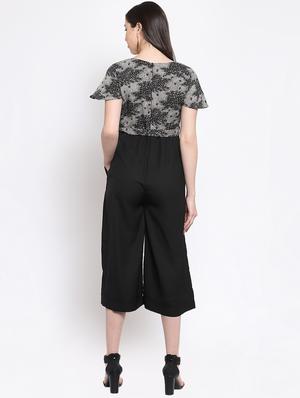 tie knot floral jumpsuit - 16677133 - Standard Image - 3
