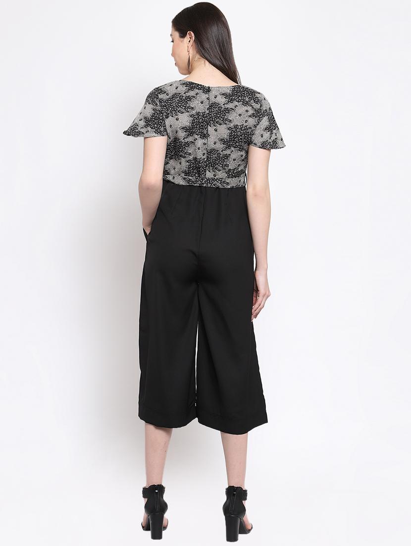 tie knot floral jumpsuit - 16677133 - Zoom Image - 3