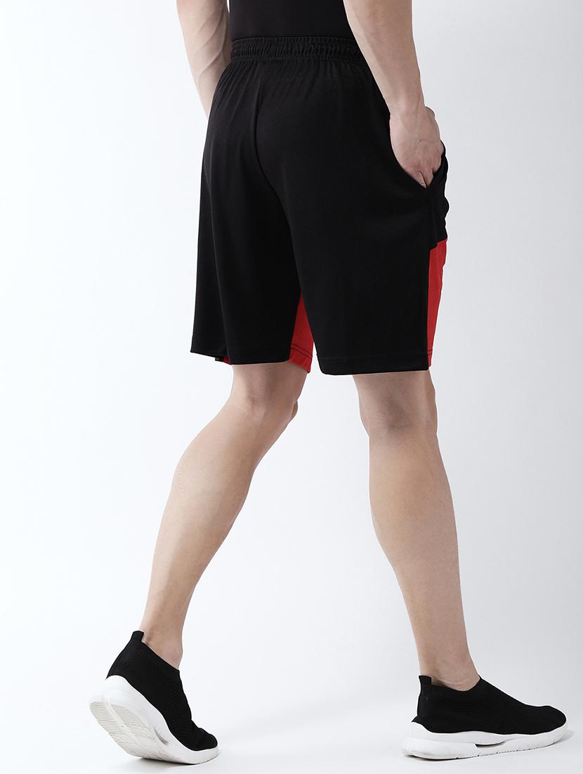 red color block shorts - 16677140 - Zoom Image - 3