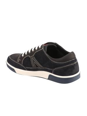 blue suede lace up sneakers - 16677656 - Standard Image - 3