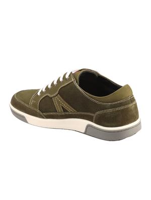 green suede lace up sneakers - 16677658 - Standard Image - 3