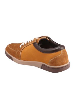 brown suede lace up sneakers - 16677662 - Standard Image - 3