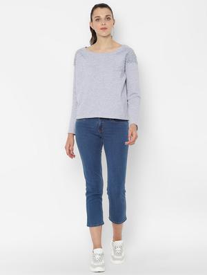 high rise cropped jeans - 16677708 - Standard Image - 3