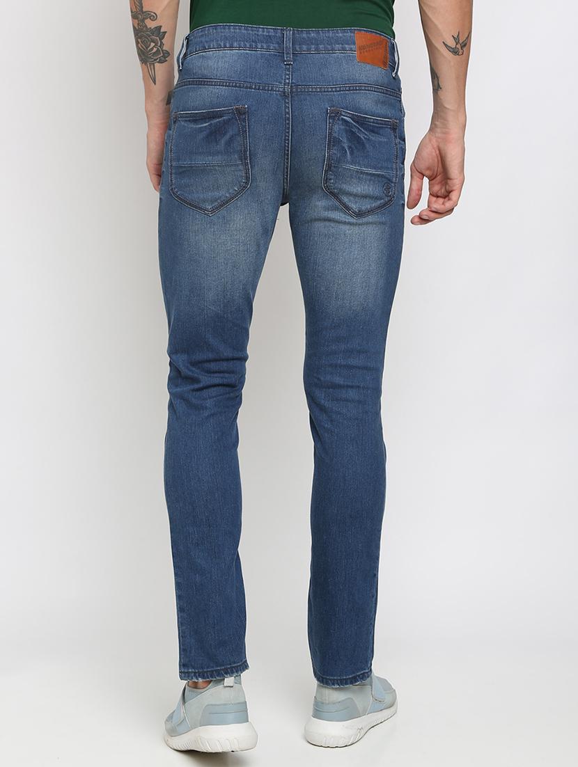 blue heavy washed jeans - 16677814 - Zoom Image - 3