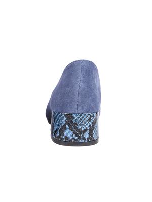 blue slip on pumps - 16678017 - Standard Image - 3