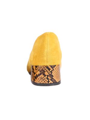 yellow slip on pumps - 16678019 - Standard Image - 3