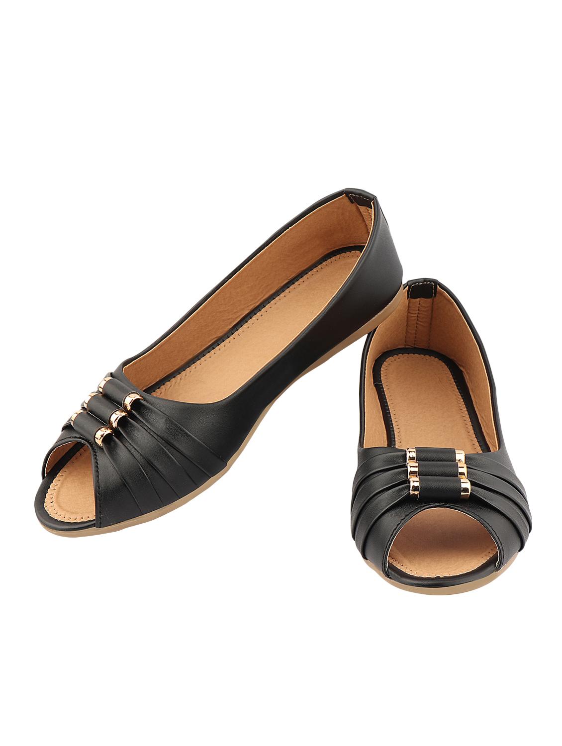 black slip on sandals - 16679441 - Zoom Image - 3
