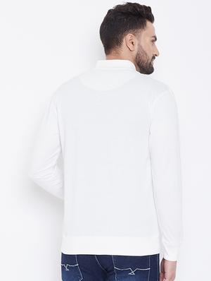 white solid casual jacket - 16679729 - Standard Image - 3