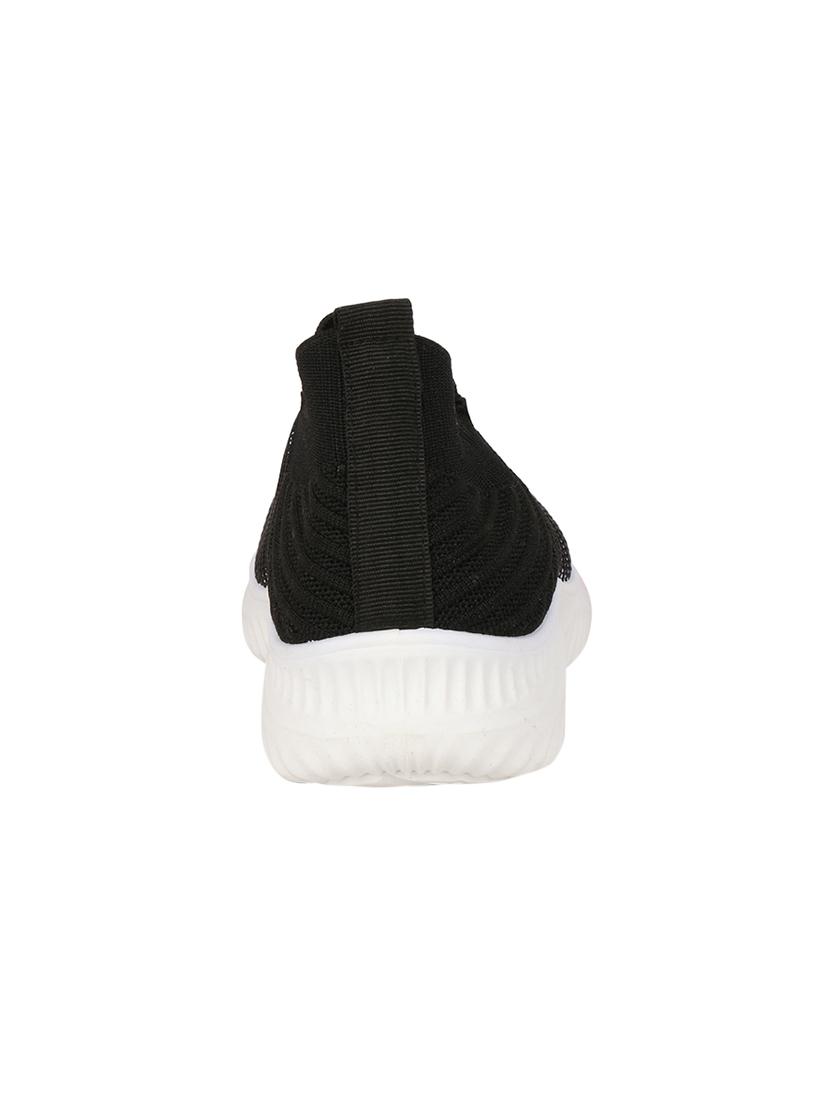 black slip on sports shoes - 16680105 - Zoom Image - 3