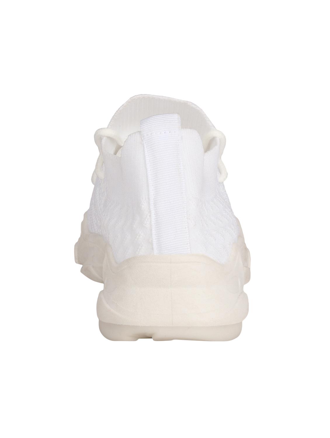 white lace-up sports shoes - 16680107 - Zoom Image - 3