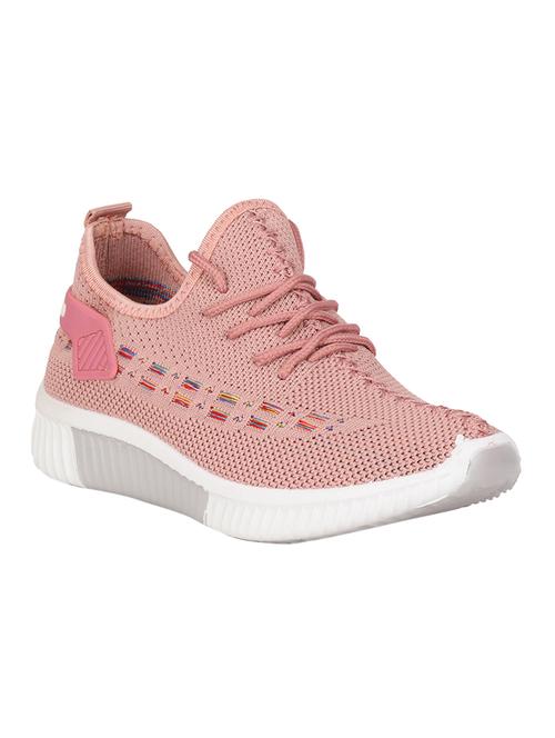 pink lace-up sports shoes - 16680123 - Standard Image - 1