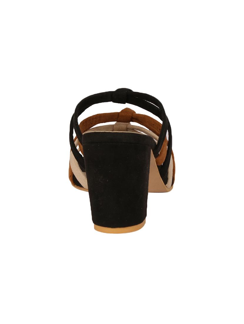 black slip on sandals - 16680136 - Zoom Image - 3