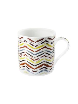 bone china tea cups with geometric design (set of 6) - 16680387 - Standard Image - 3