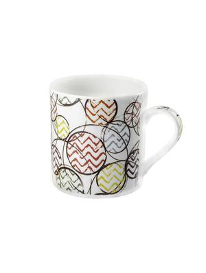 bone china tea cups with geometric design (set of 6) - 16680388 - Standard Image - 3