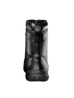 black leatherette high ankle boots - 16680695 - Standard Image - 3