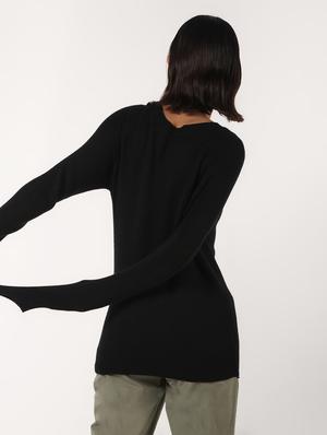 round neck embellished wool pullover - 16680909 - Standard Image - 3