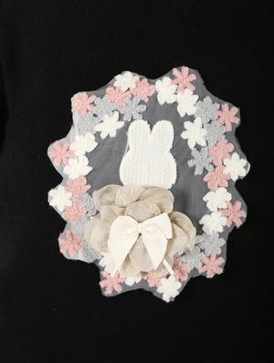 round neck embellished wool pullover - 16680909 - Standard Image - 6