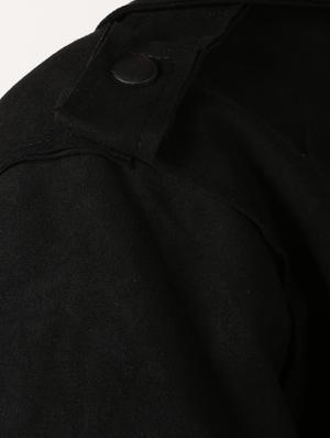 lapel neck crop suede blazer - 16680927 - Standard Image - 6