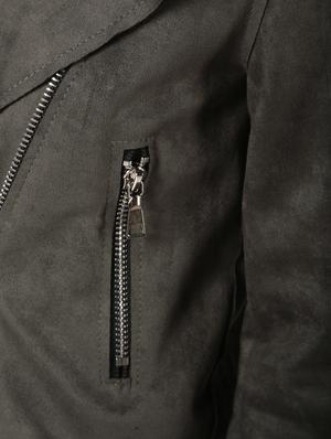 lapel neck crop blazer - 16680931 - Standard Image - 6