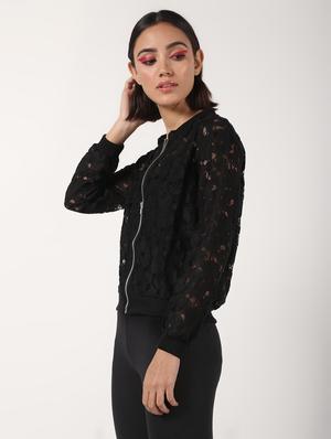 long sleeved laced jacket - 16680941 - Standard Image - 3