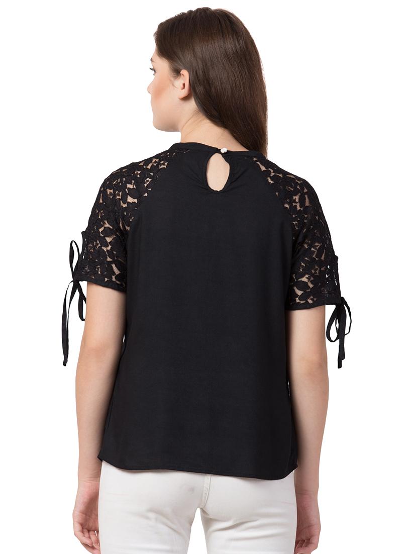 pearl embellished raglan sleeved top - 16681325 - Zoom Image - 3