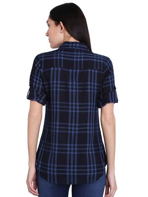 roll up sleeved checekered shirt - 16681458 - Standard Image - 3