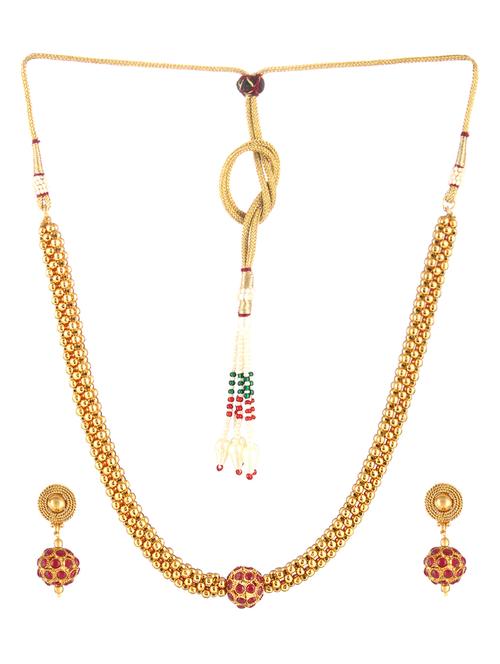 gold plated chain necklace - 16681481 - Standard Image - 1