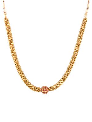 gold plated chain necklace - 16681481 - Standard Image - 3