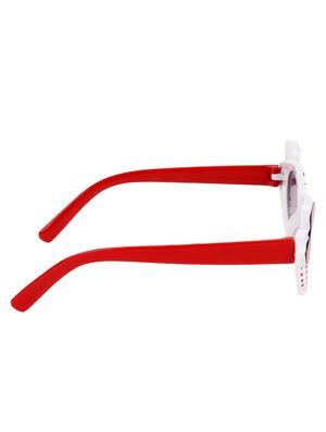 white poly carbonate sunglass - 16681487 - Standard Image - 3