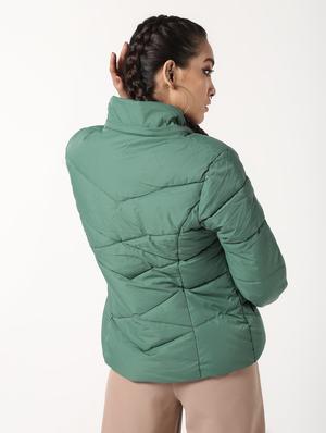 hooded neck quilted jacket - 16681620 - Standard Image - 3