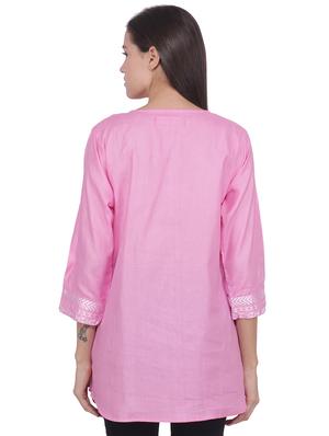 embroidered straight kurti - 16681685 - Standard Image - 3