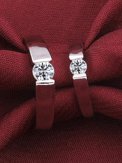 silver plated combo ring - 16681882 - Very Small Image - 1