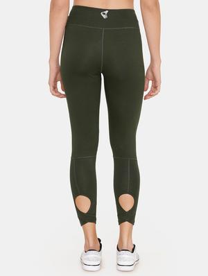 high rise cutout detail sports legging - 16682787 - Standard Image - 3